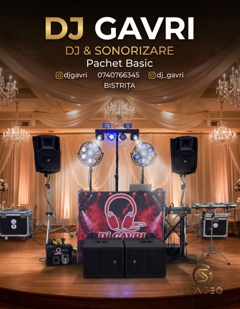 Pachet Basic Nuntă — DJ + Sonorizare