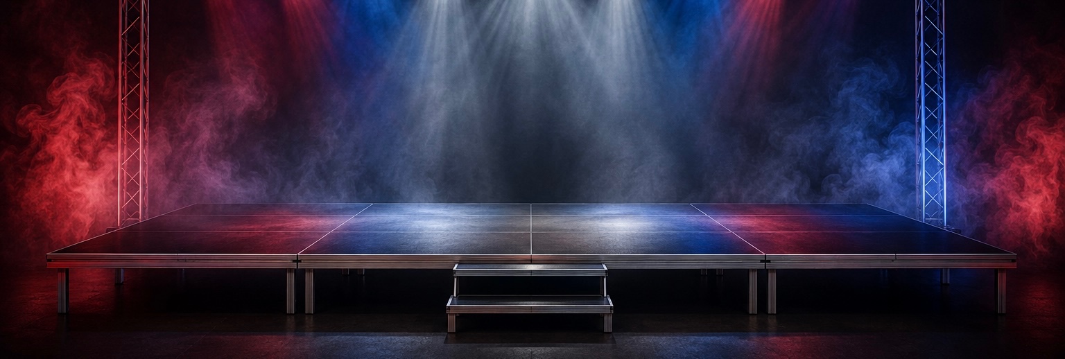 Podium 4x3 — Scenotehnică & Efecte speciale